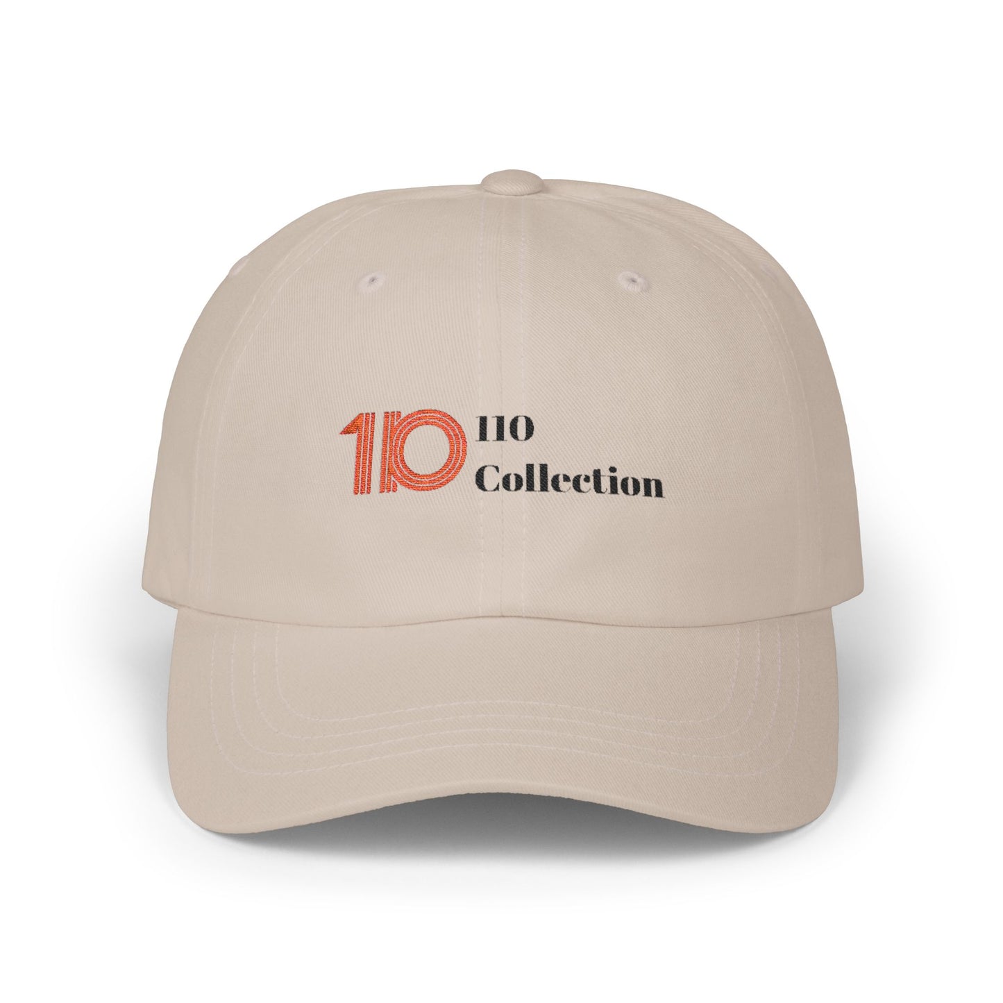 Classic Dad Cap - "110 Collection" Embroidered Cotton Baseball Hat